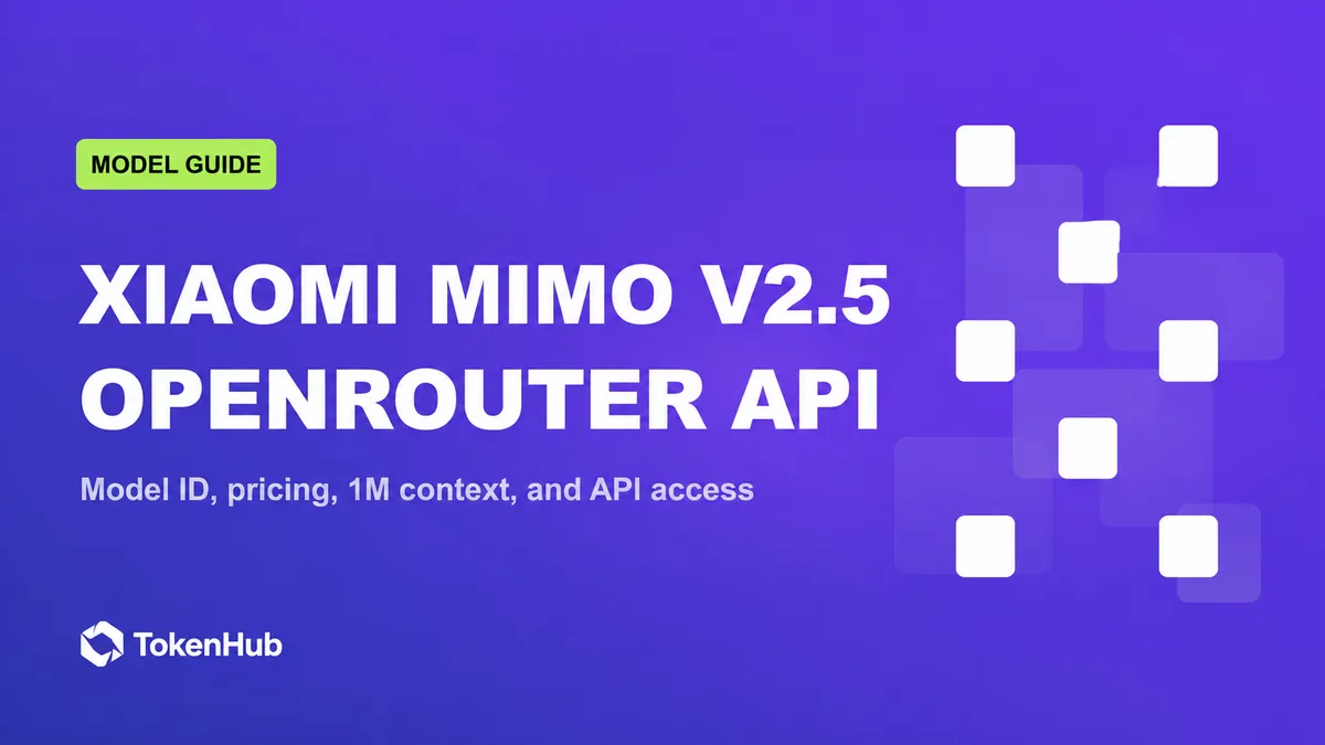 Xiaomi MiMo V2.5 OpenRouter API