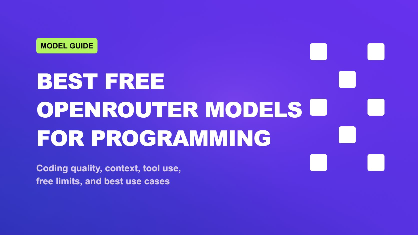 Best Free OpenRouter AI Models for Programming in 2026